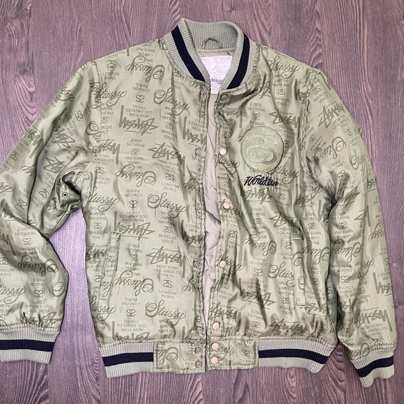 Vintage Stussy World Tour Jacket 
